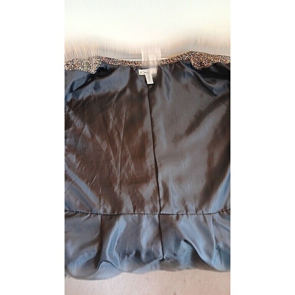 Kim Rogers Vintage Inspired Size 14 Brown Beige Tweed Large Button Blazer - Picture 7 of 8